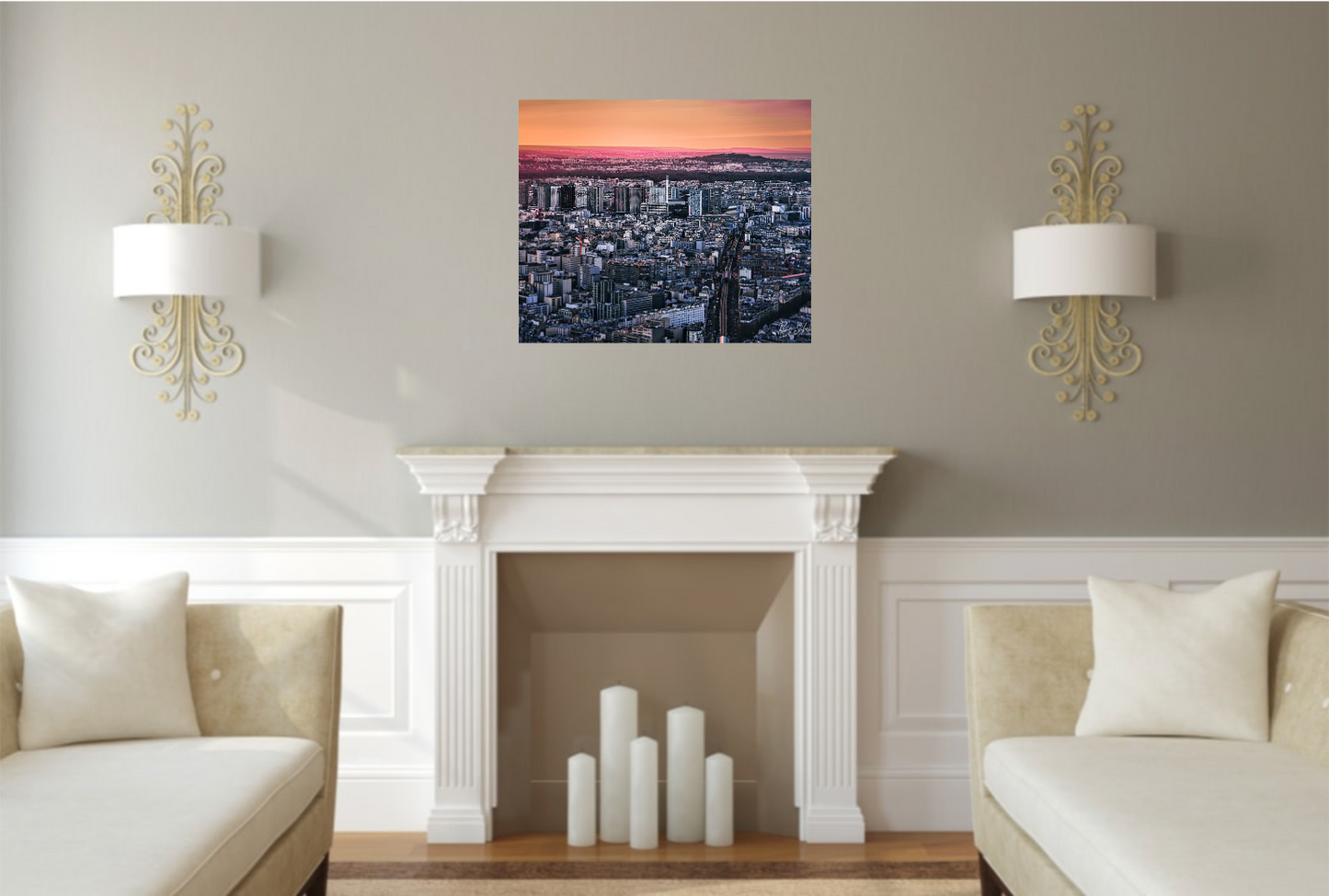 París Moderno, disponible en tamaño 50 x 70 cm.