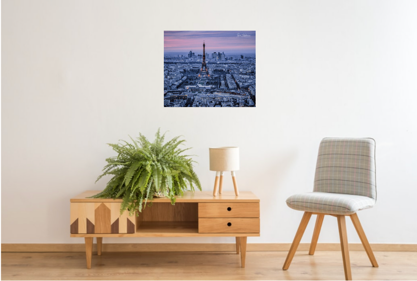 Luces Blancas de París, disponible en tamaño 50 x 70 cm.
