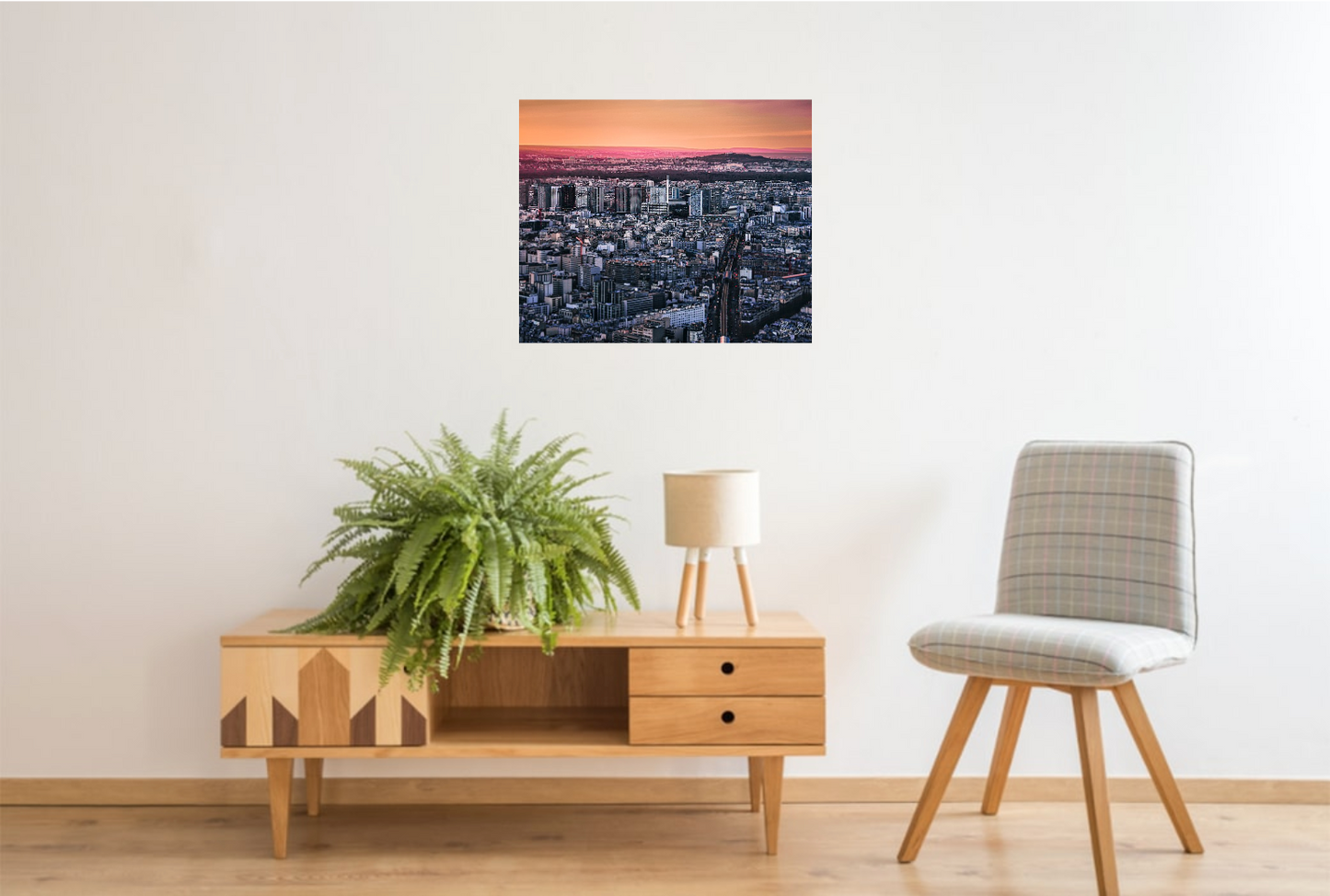 París Moderno, disponible en tamaño 50 x 70 cm.
