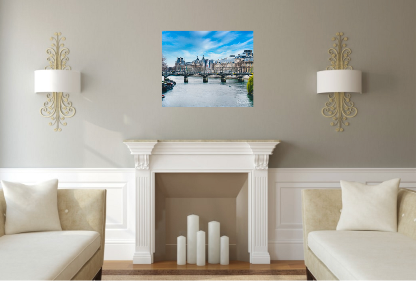 Ciudad de París, disponible en tamaño 50 x 70 cm.